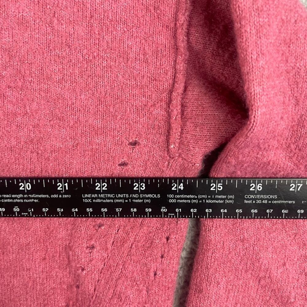 Topshop Women's 6 Pink Acrylic Polyester Elastane Crew Neck Long Sleeve Sweater - Picture 8 of 11